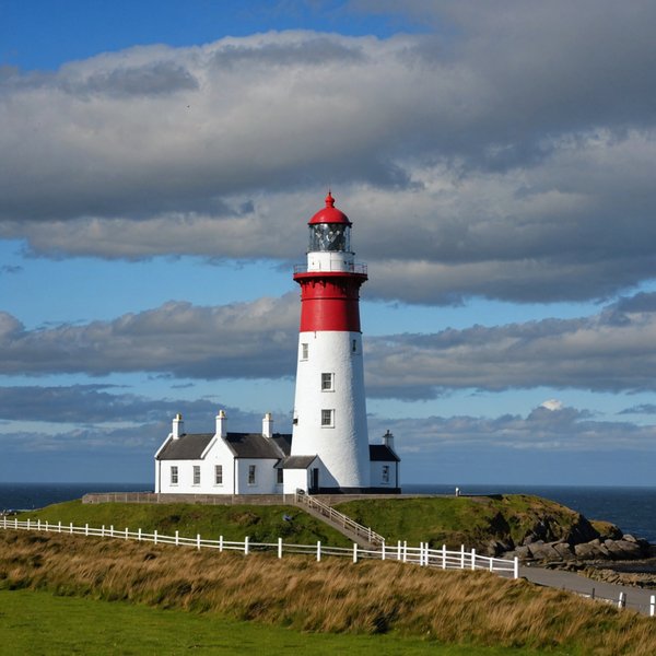 Where can you join a guided tour of the historic lighthouses in Ireland from the UK?